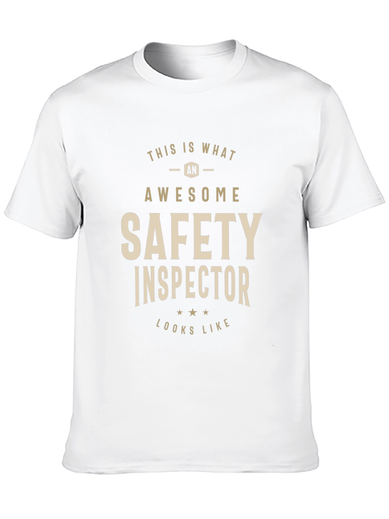 Awesome Safety Inspector Graphic T-Shirt