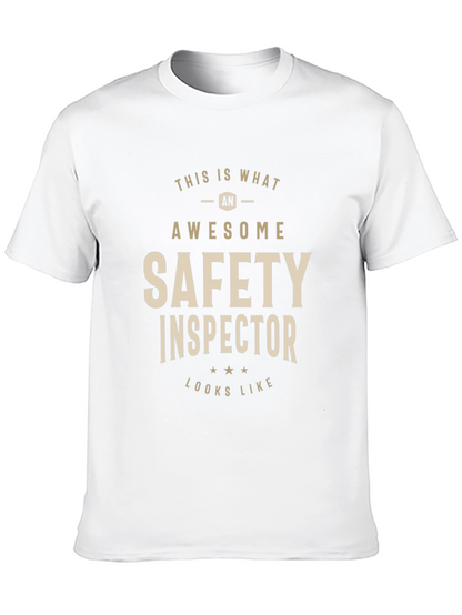 Awesome Safety Inspector Graphic T-Shirt