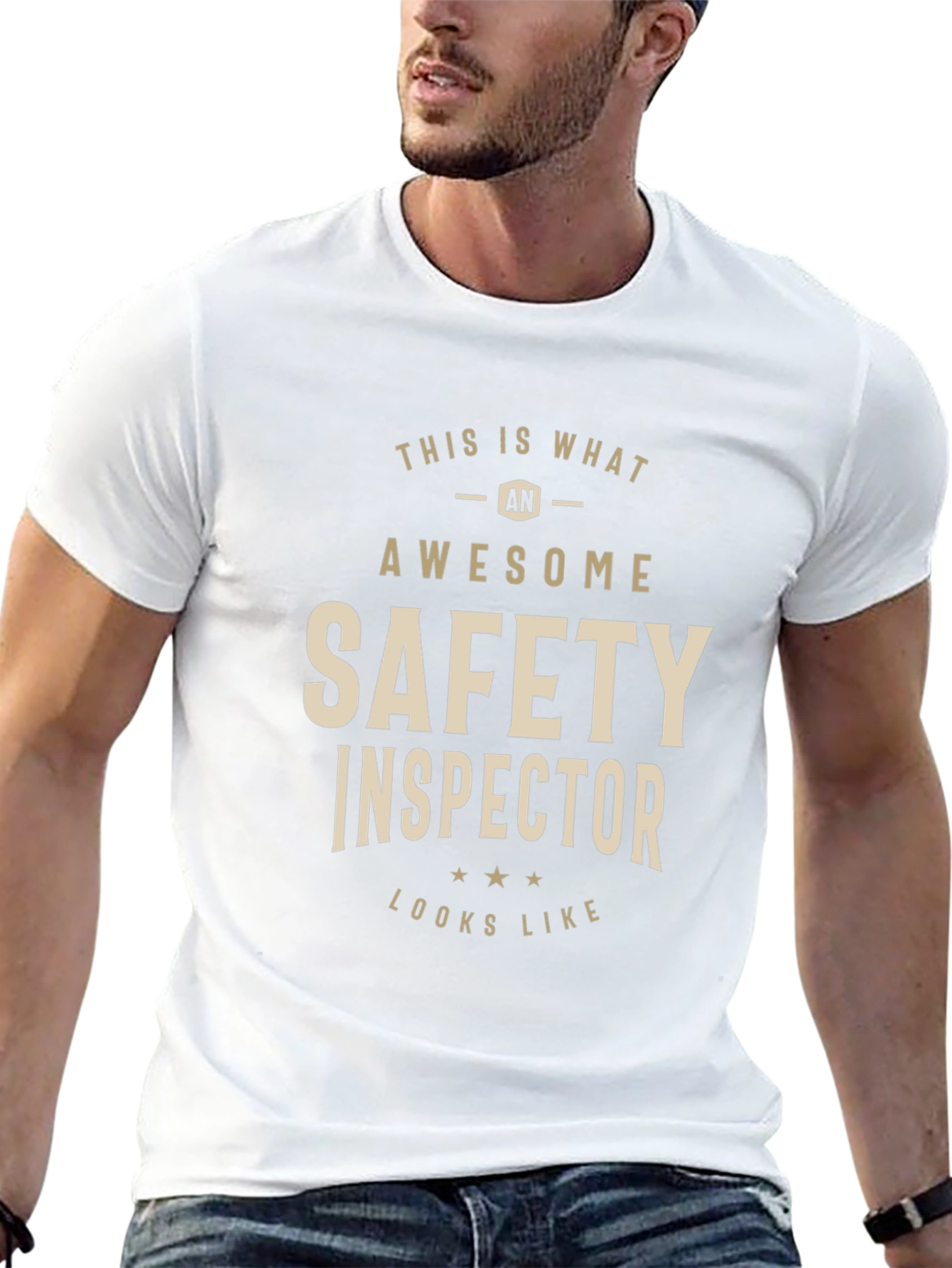 Awesome Safety Inspector Graphic T-Shirt