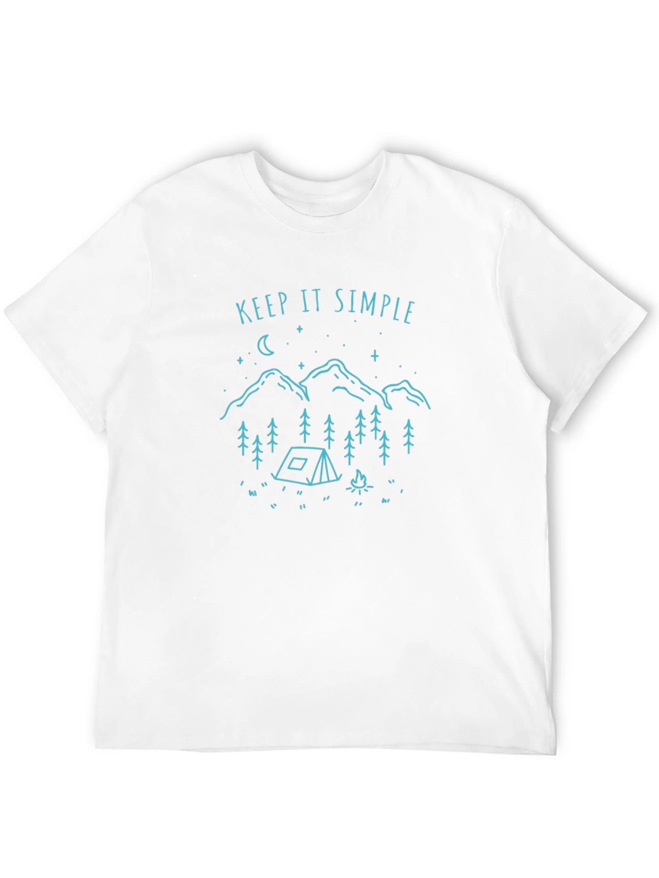 Keep It Simple Camping Graphic T-Shirt