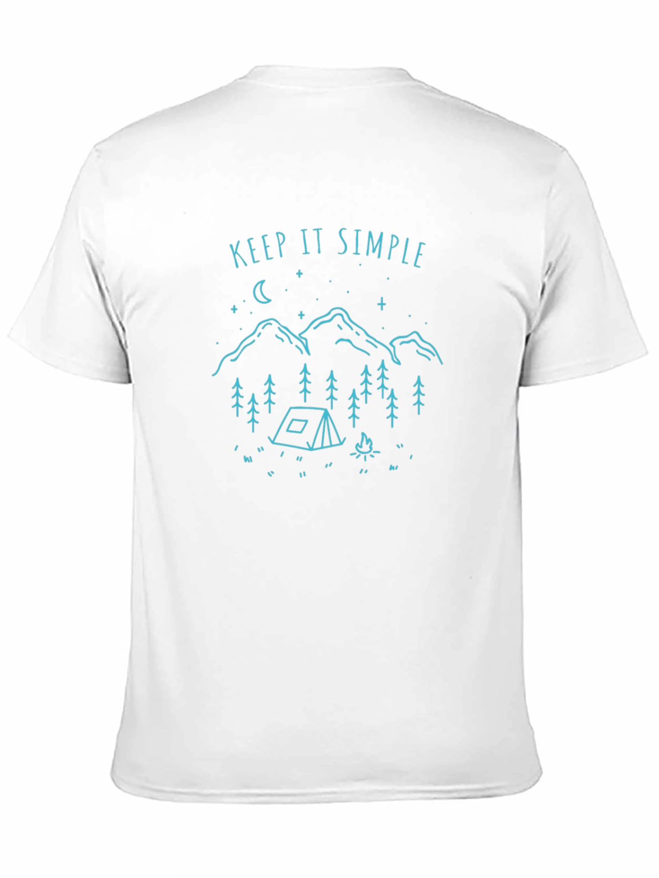Keep It Simple Camping Graphic T-Shirt