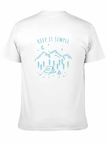 Keep It Simple Camping Graphic T-Shirt