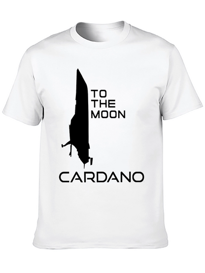 Cardano To The Moon Black T-Shirt