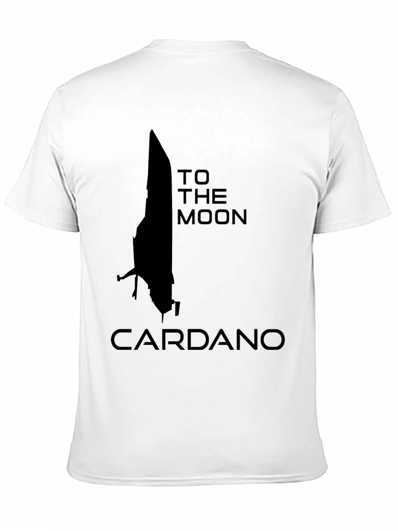 Cardano To The Moon Black T-Shirt