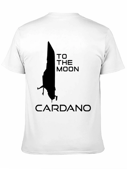 Cardano To The Moon Black T-Shirt