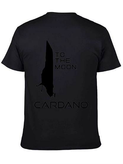 Cardano To The Moon Black T-Shirt