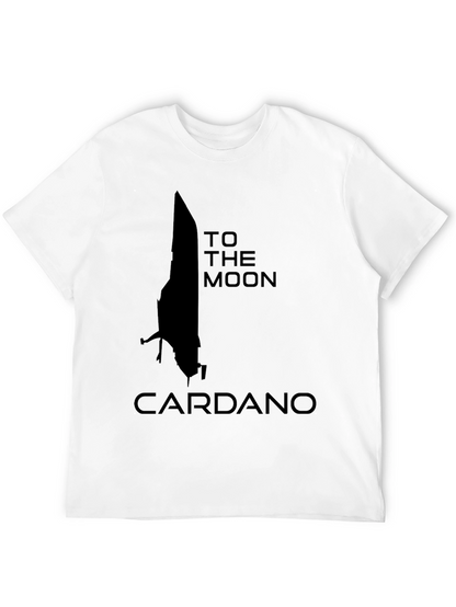 Cardano To The Moon Black T-Shirt