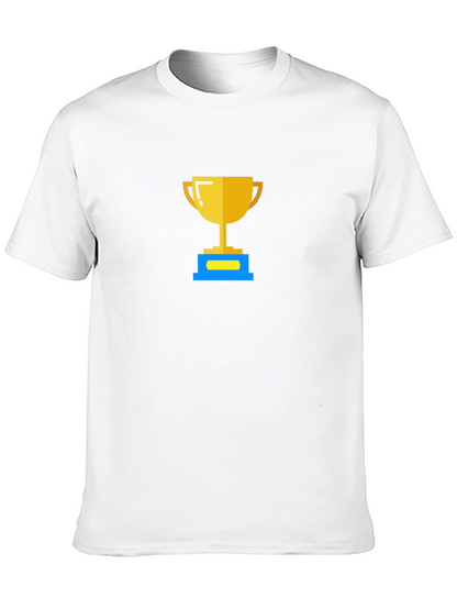 Gold Trophy Graphic Tee - Black
