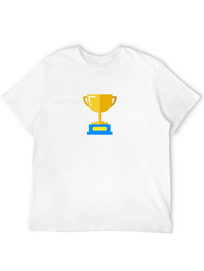 Gold Trophy Graphic Tee - Black