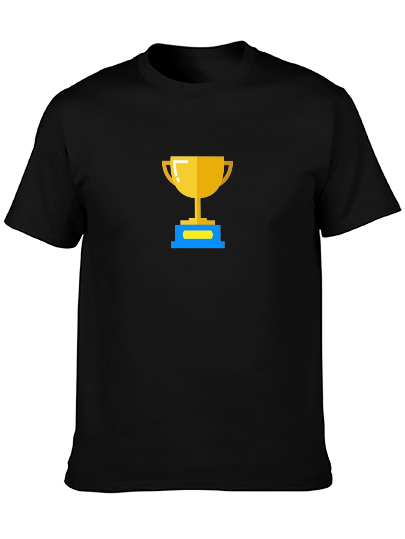 Gold Trophy Graphic Tee - Black