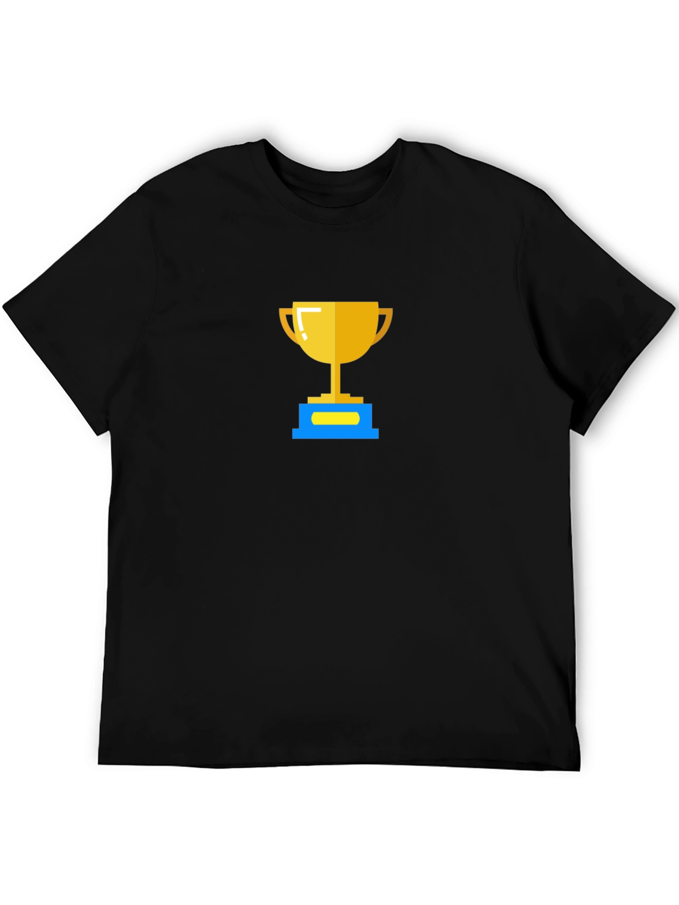 Gold Trophy Graphic Tee - Black