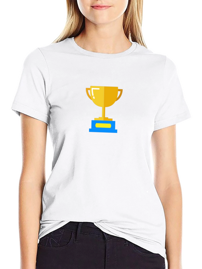 Gold Trophy Graphic Tee - Black
