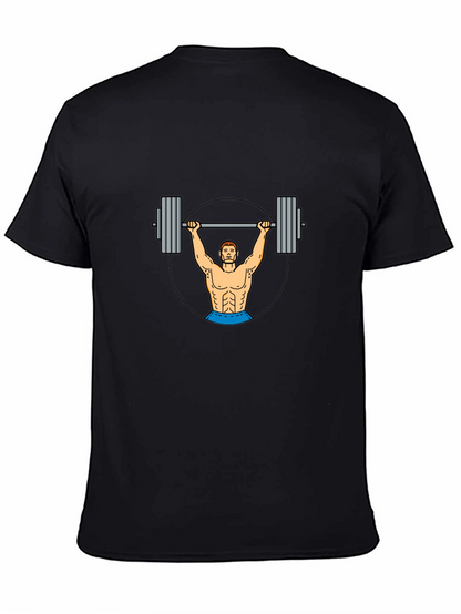 Weightlifter Graphic Tee - Black