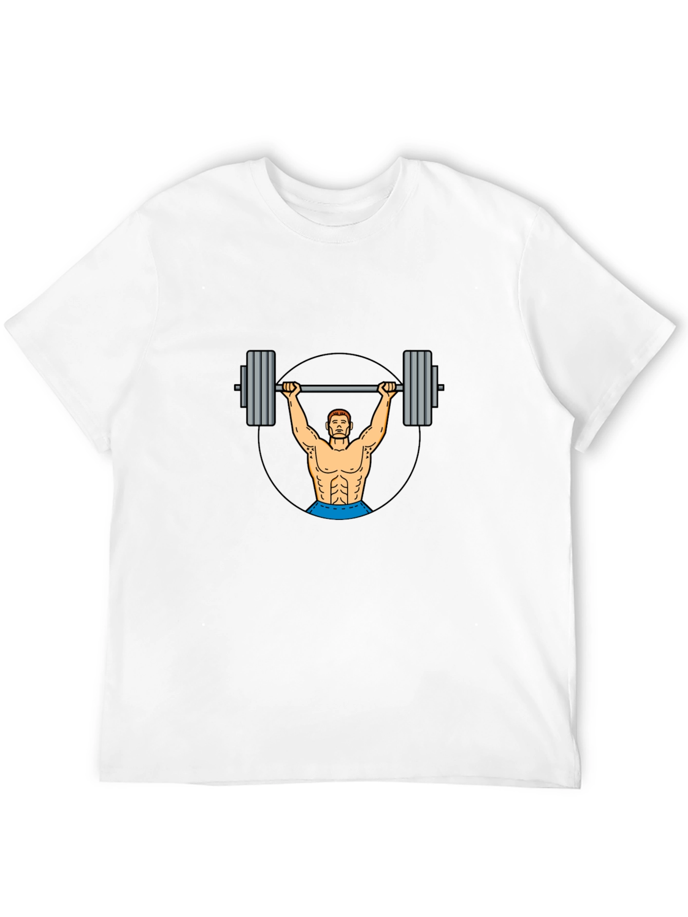 Weightlifter Graphic Tee - Black