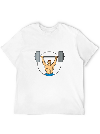 Weightlifter Graphic Tee - Black