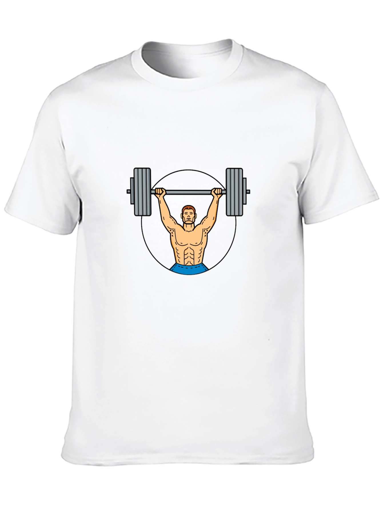 Weightlifter Graphic Tee - Black