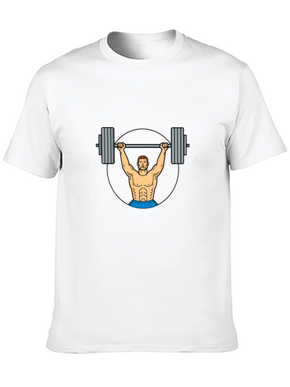 Weightlifter Graphic Tee - Black