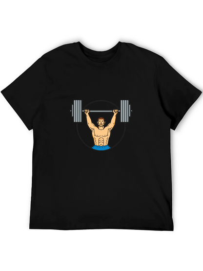 Weightlifter Graphic Tee - Black