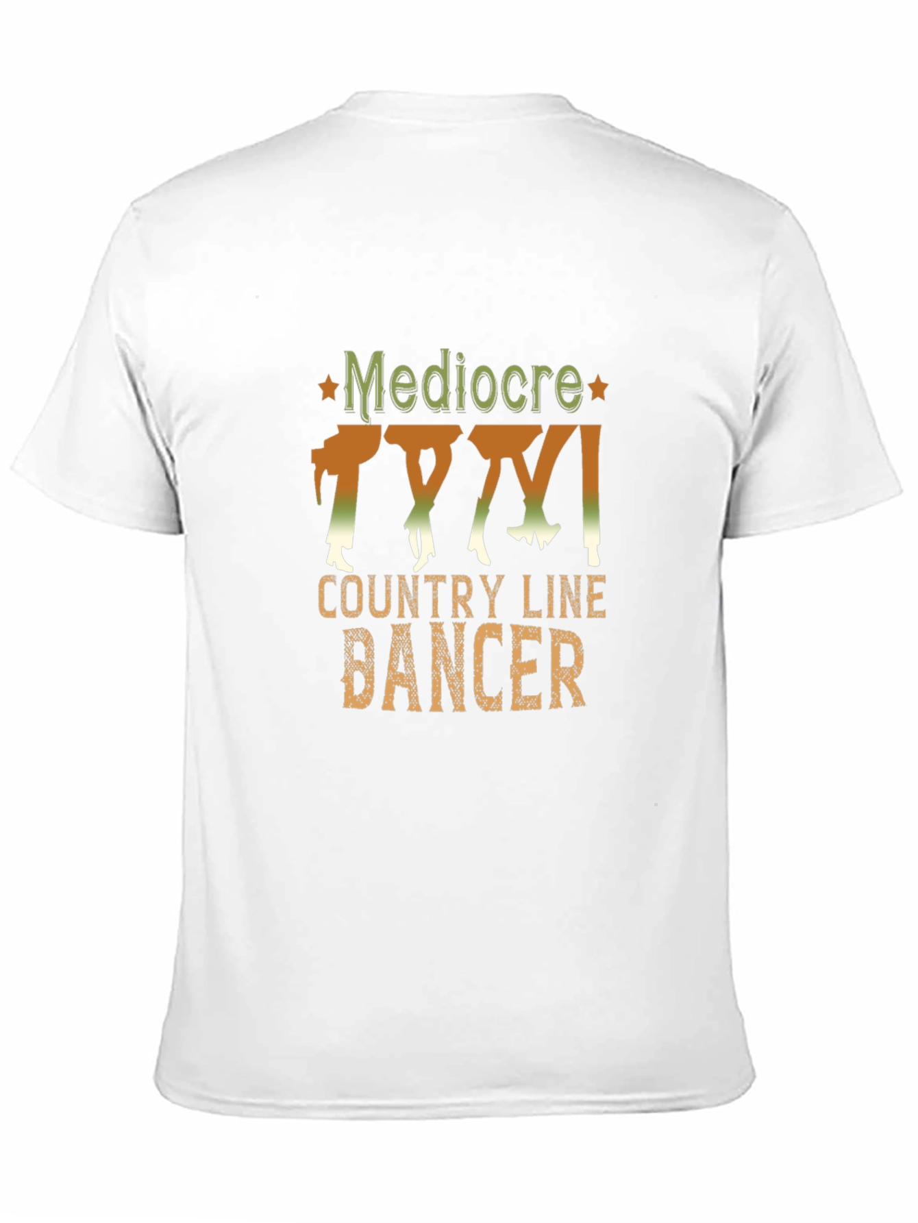 Mediocre Country Line Dancer Graphic Tee