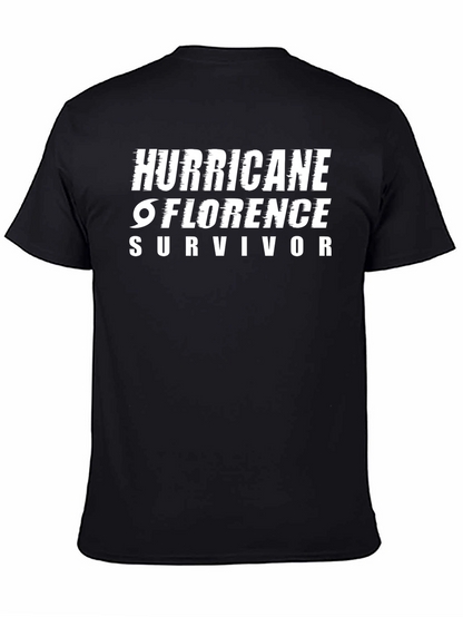 Hurricane Florence Survivor T-Shirt Black