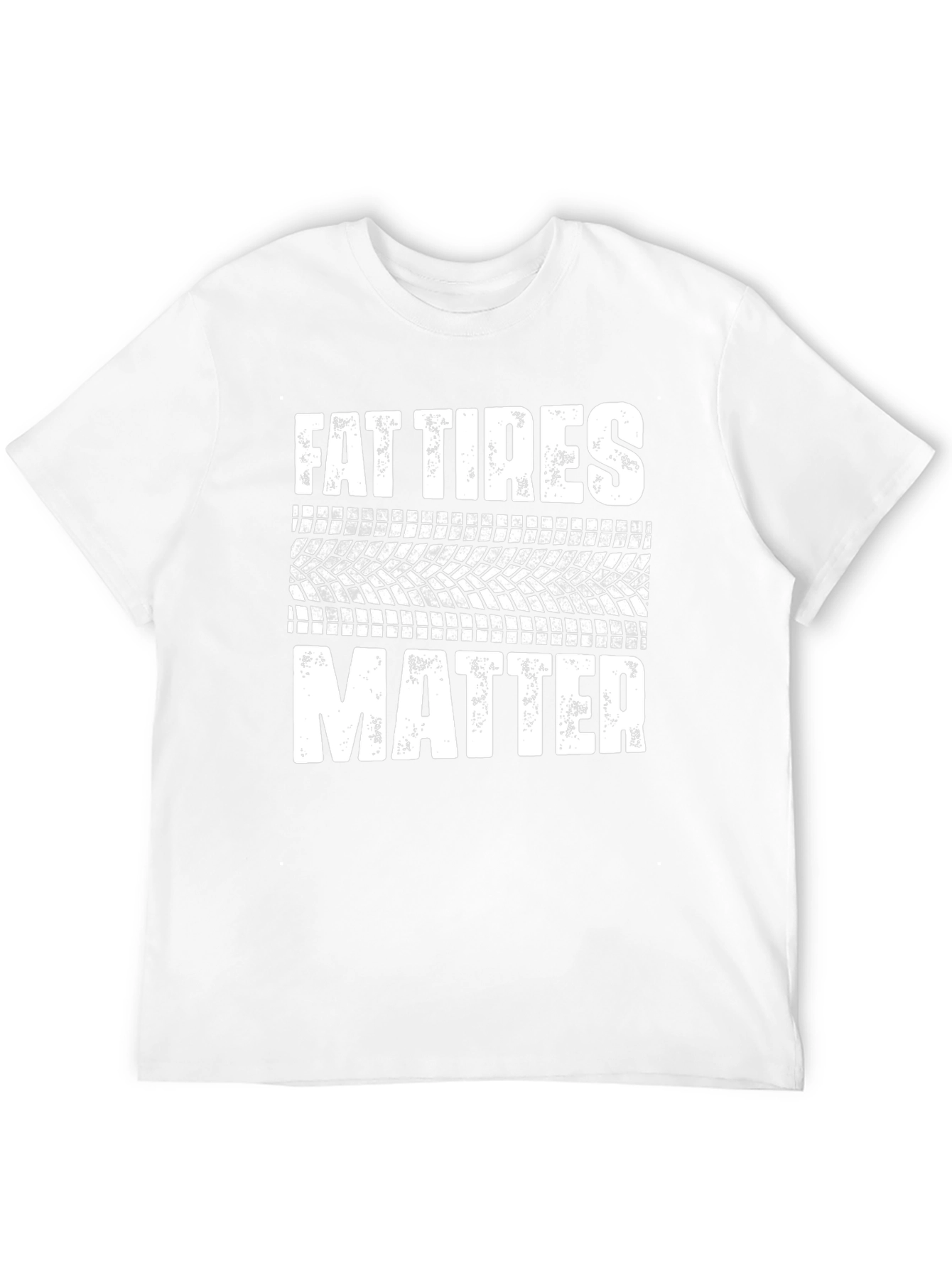 Fat Tires Matter Graphic Tee - Black Cotton T-Shirt