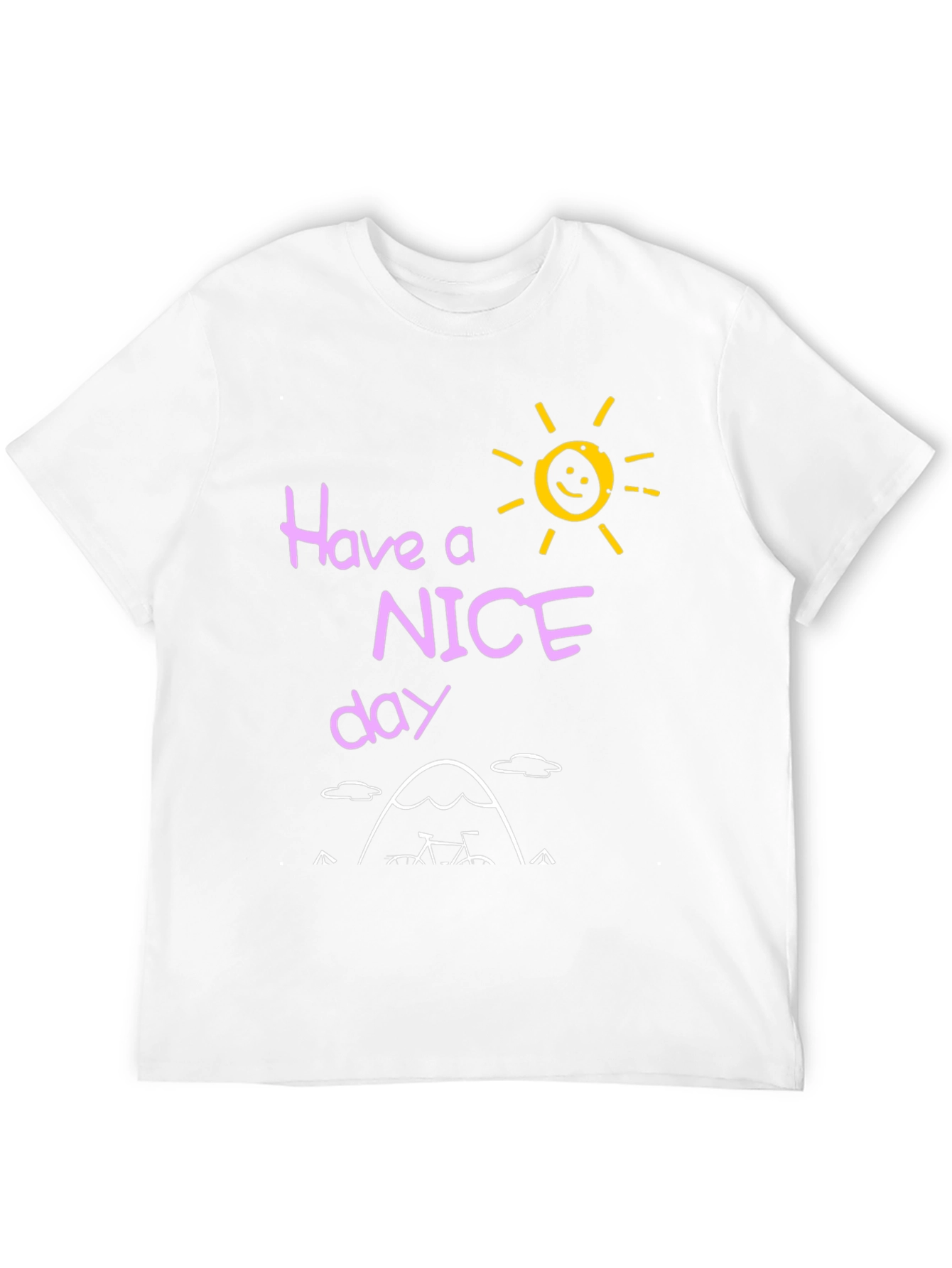 Have a Nice Day Graphic T-Shirt - Black