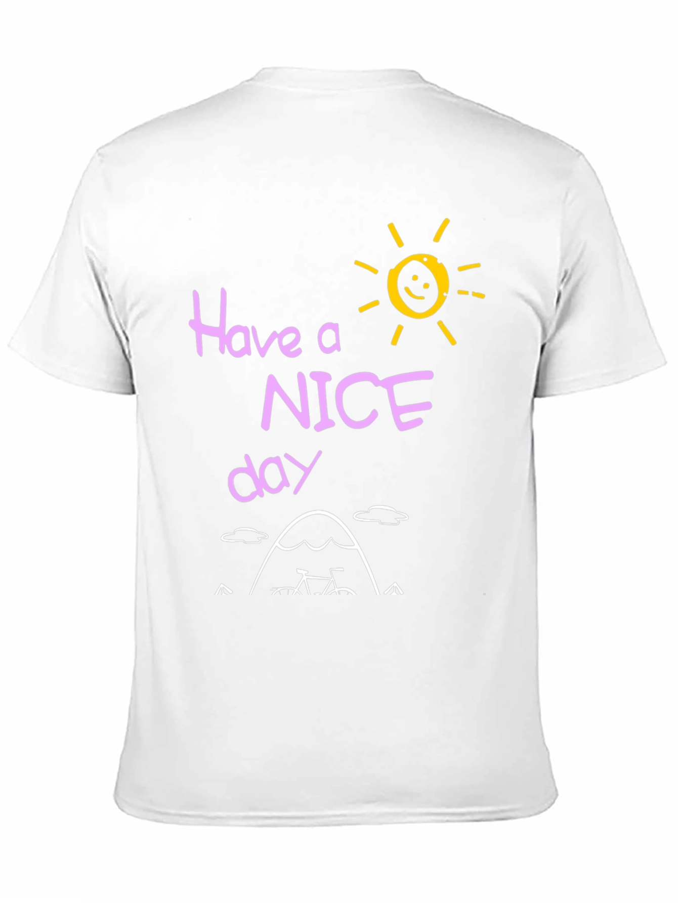Have a Nice Day Graphic T-Shirt - Black