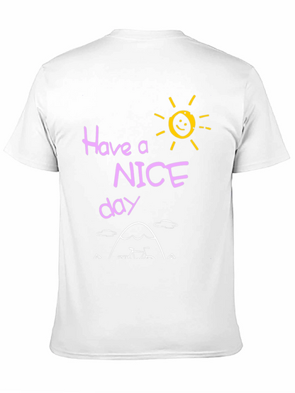 Have a Nice Day Graphic T-Shirt - Black