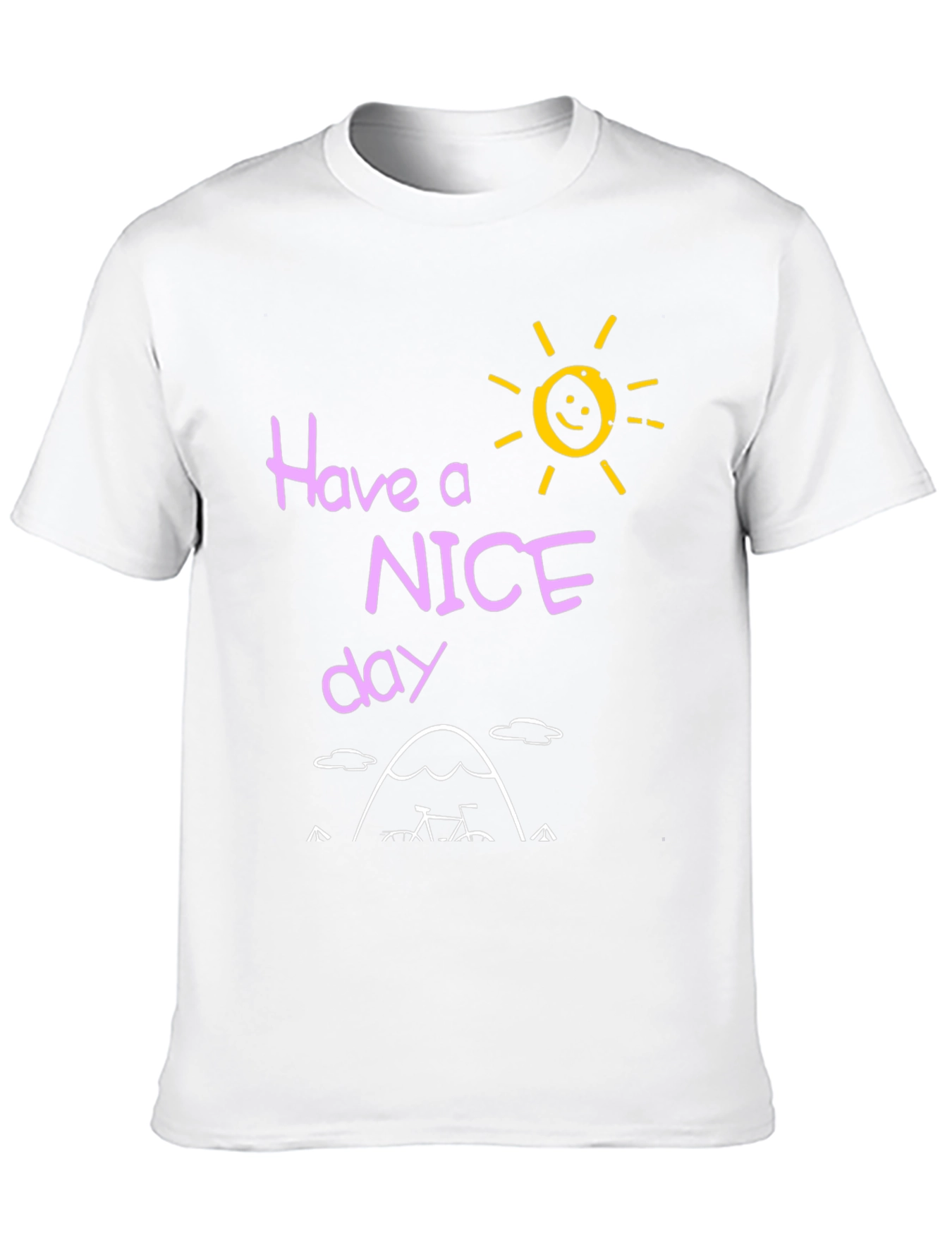 Have a Nice Day Graphic T-Shirt - Black