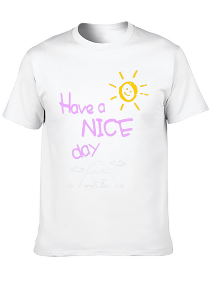 Have a Nice Day Graphic T-Shirt - Black