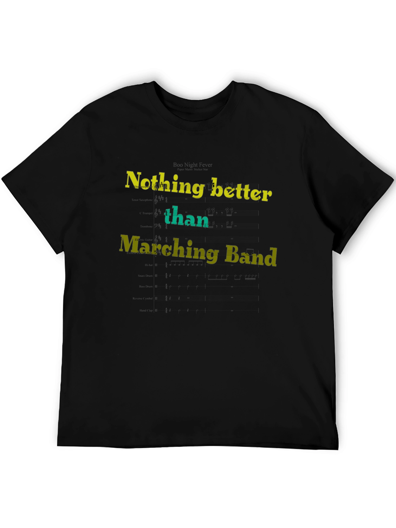 Marching Band Music T-Shirt