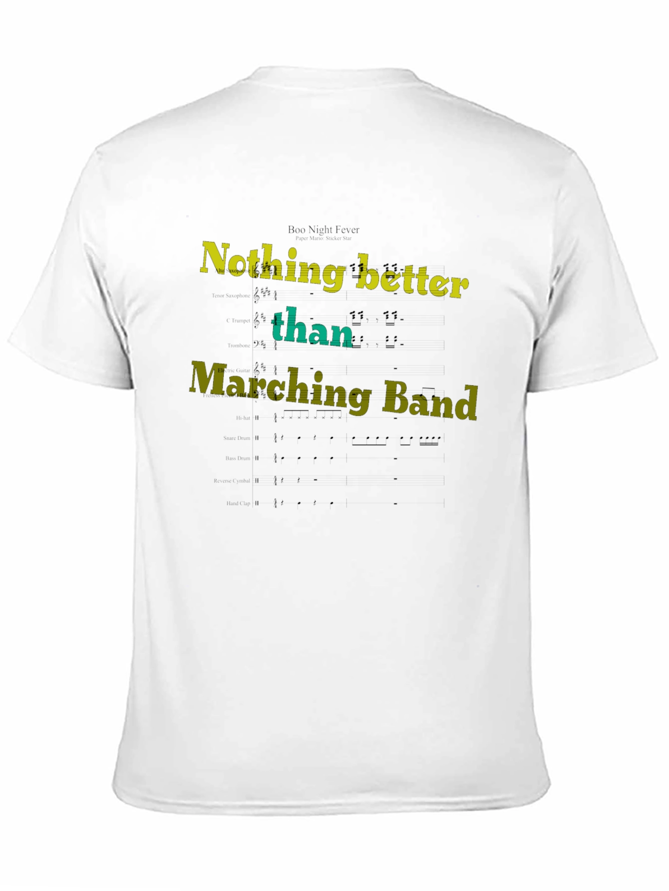 Marching Band Music T-Shirt
