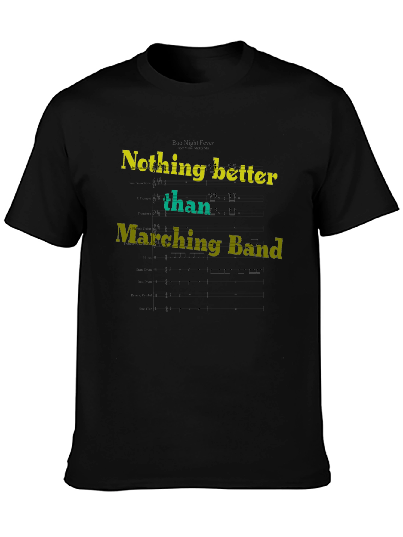 Marching Band Music T-Shirt