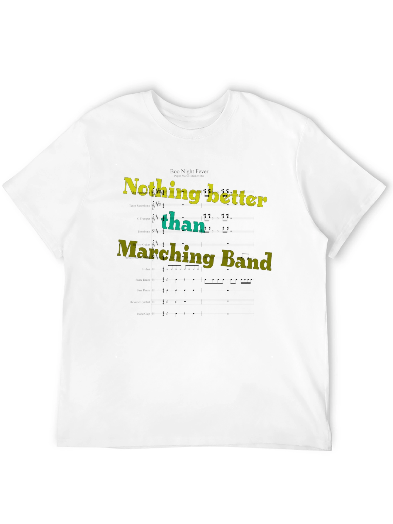 Marching Band Music T-Shirt