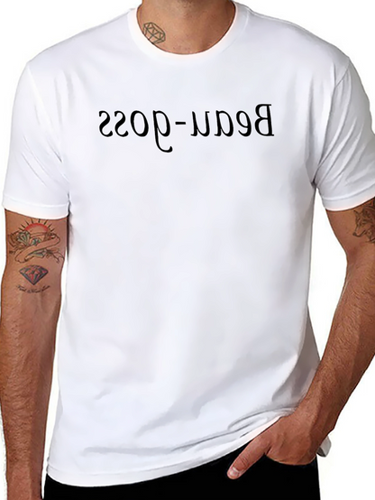 Retro Boss-Mode Black T-Shirt