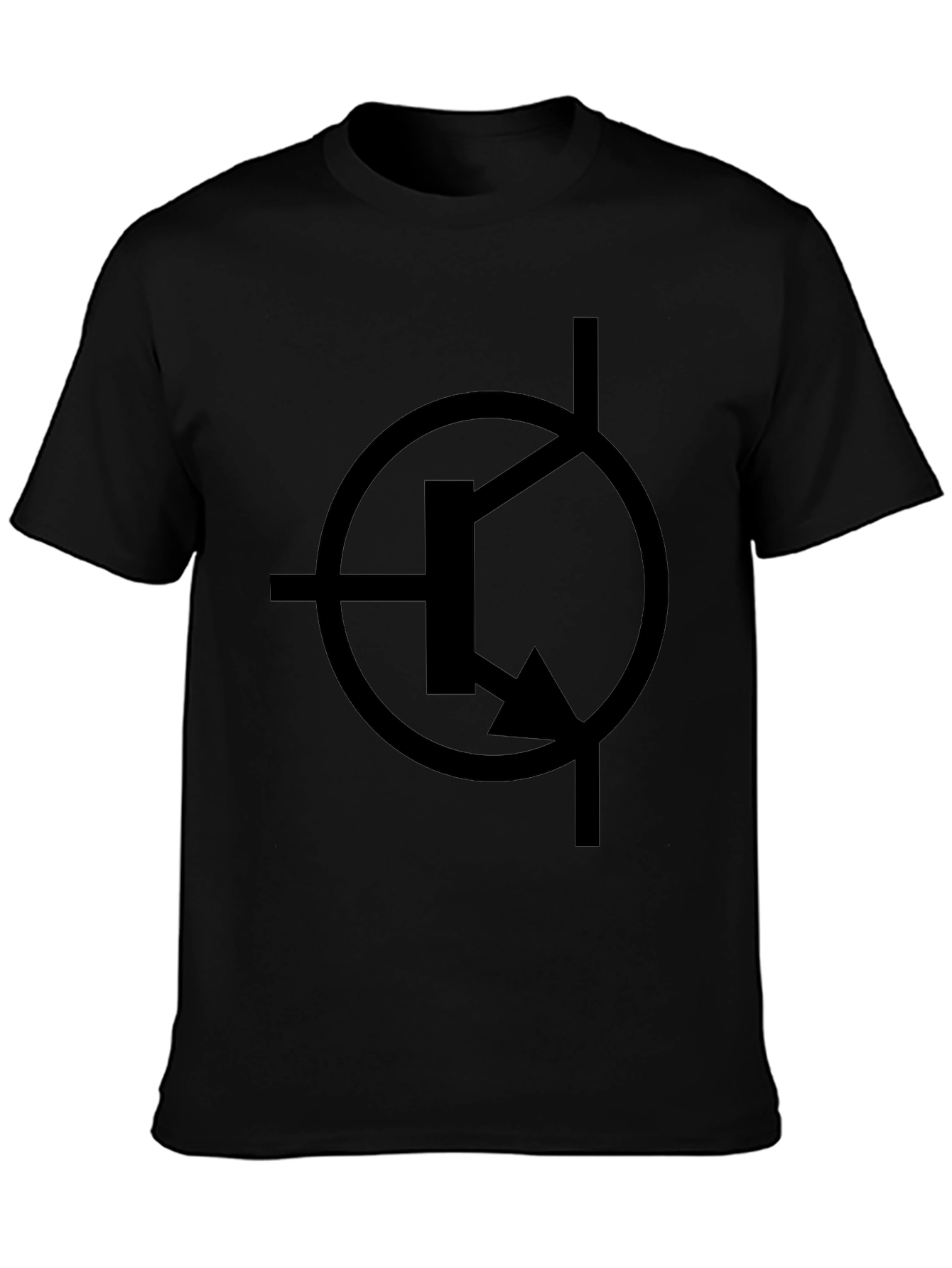 Electronics Circuit Symbol Black T-Shirt