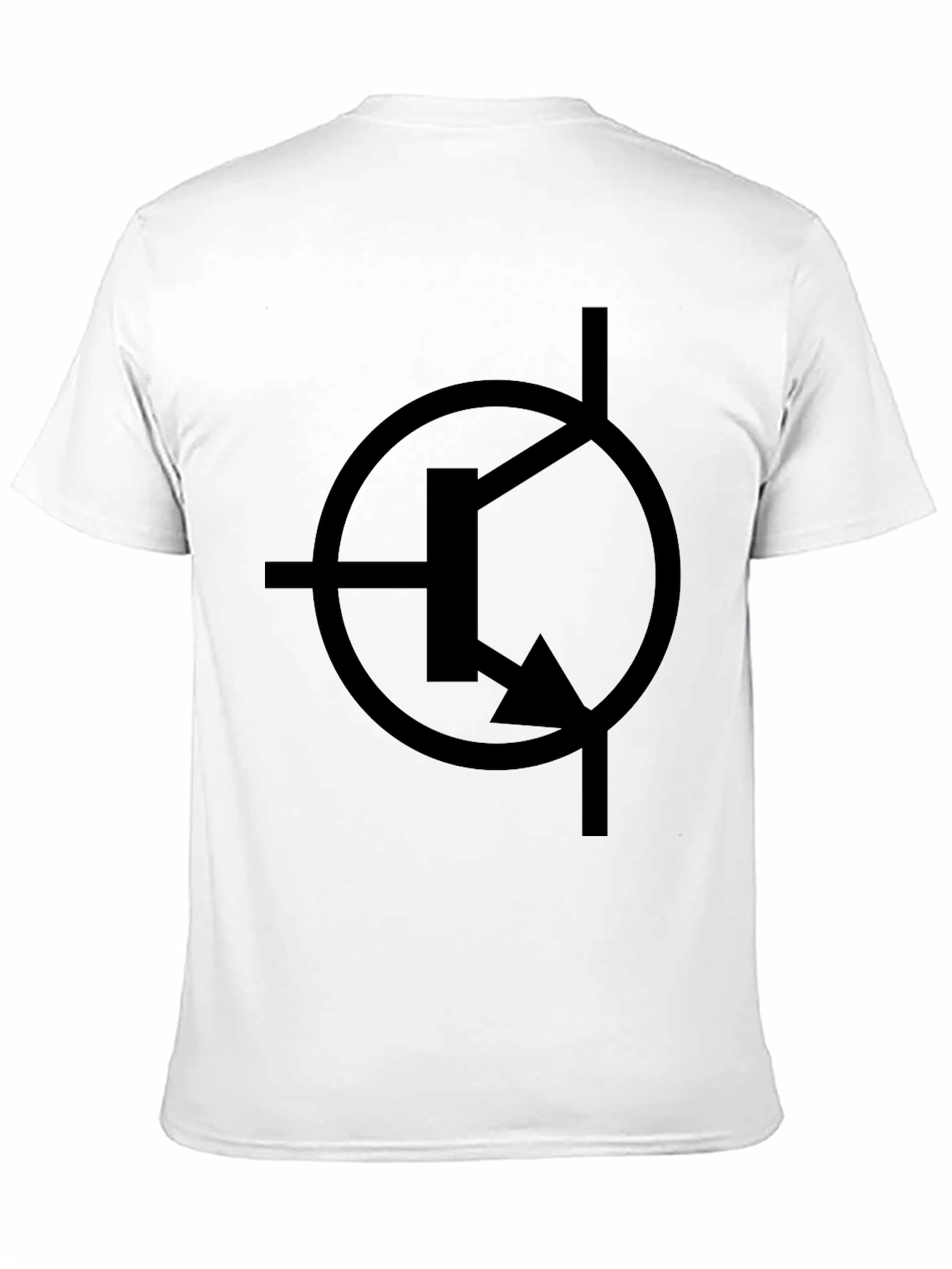 Electronics Circuit Symbol Black T-Shirt
