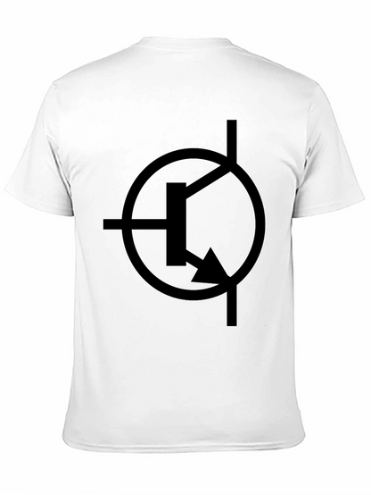 Electronics Circuit Symbol Black T-Shirt