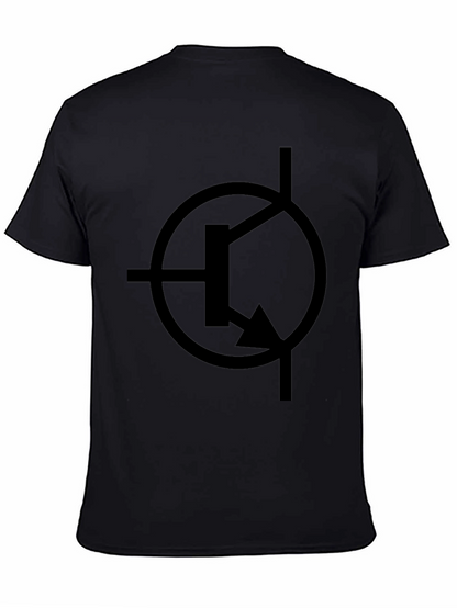 Electronics Circuit Symbol Black T-Shirt