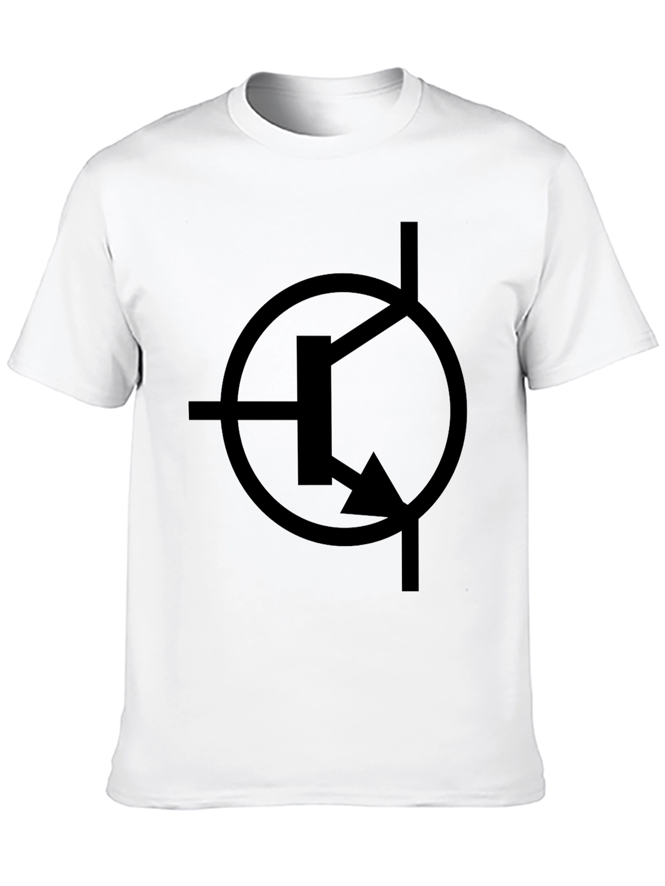 Electronics Circuit Symbol Black T-Shirt