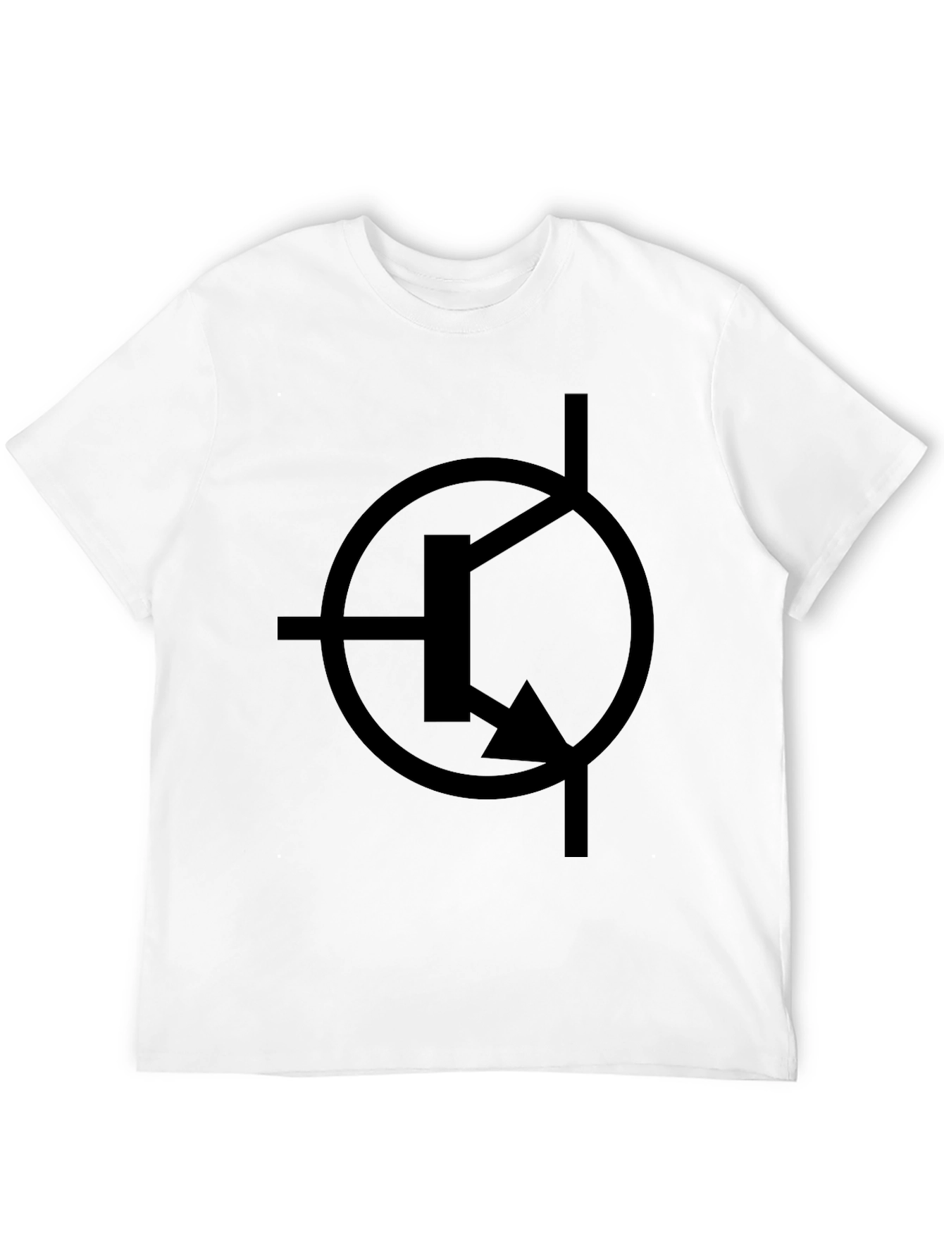 Electronics Circuit Symbol Black T-Shirt
