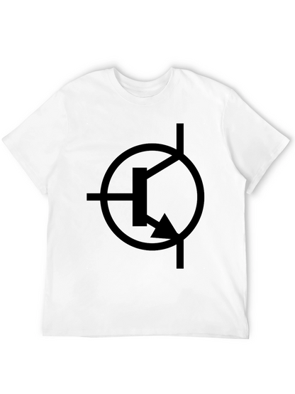 Electronics Circuit Symbol Black T-Shirt