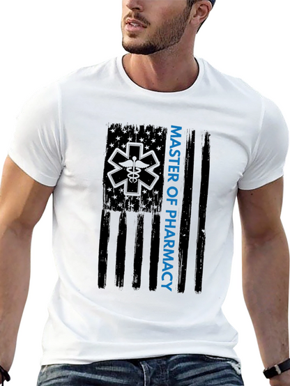 Master of Pharmacy American Flag T-Shirt