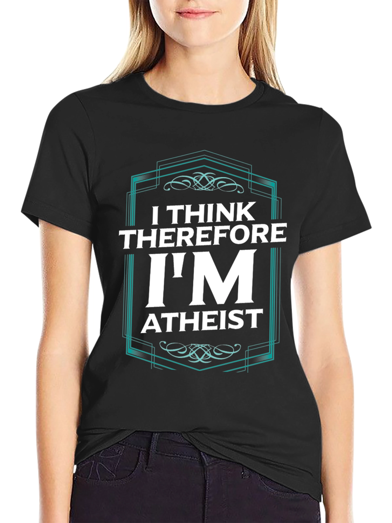 I Think Therefore Im Atheist Graphic T-Shirt