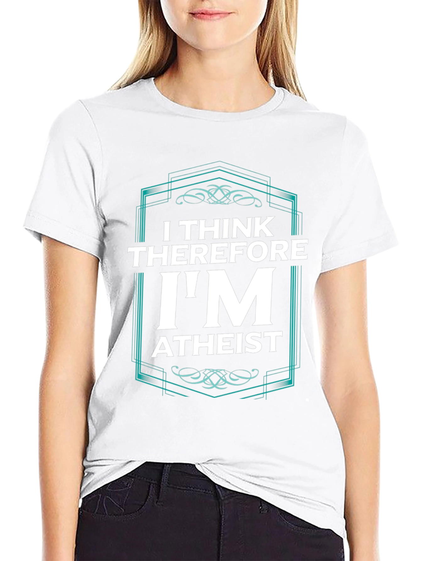 I Think Therefore Im Atheist Graphic T-Shirt