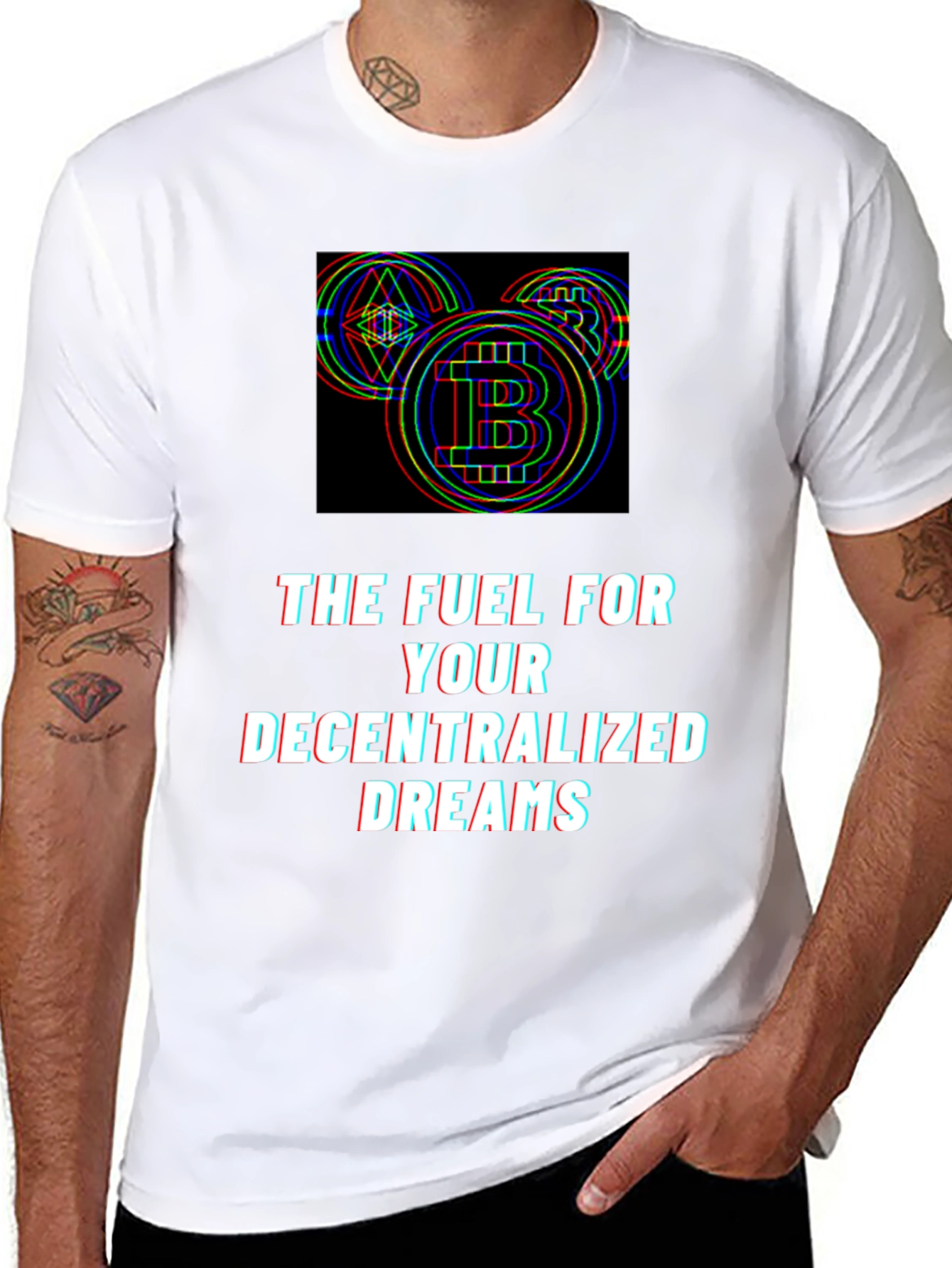 Crypto Dreams T-Shirt: Bitcoin Ethereum Style