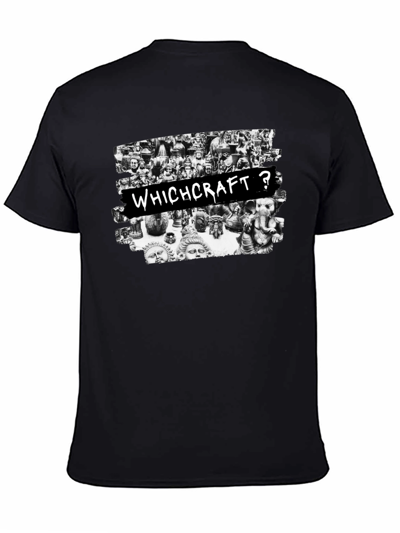 Witchcraft Graphic Print Black T-Shirt