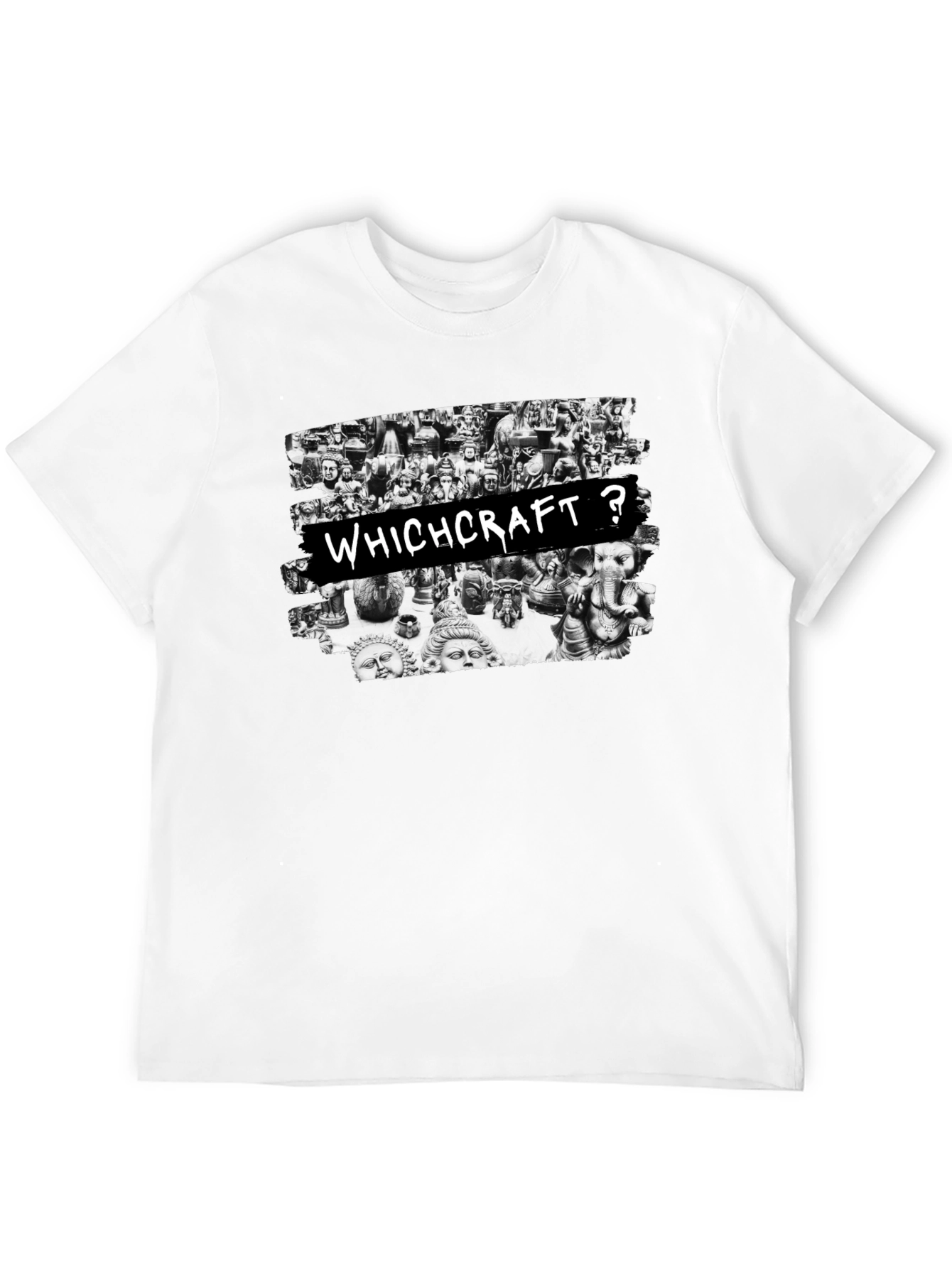 Witchcraft Graphic Print Black T-Shirt