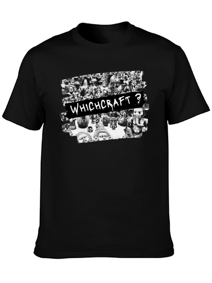 Witchcraft Graphic Print Black T-Shirt