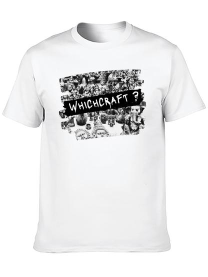 Witchcraft Graphic Print Black T-Shirt
